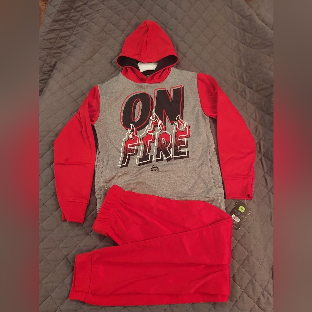 RBX Red and Gray Kids Matching Set